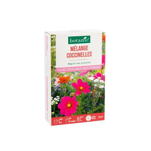 Extérieur adapté:Mélange fleuri pour coccinelles botanic® - graines à semer (10 m²)