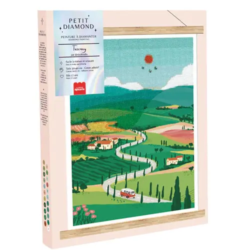 Pour profiter pleinement de l’extérieur:Peinture à diamanter Toscane Petit Diamond by La Petite Épicerie - 25,5 x 33 cm