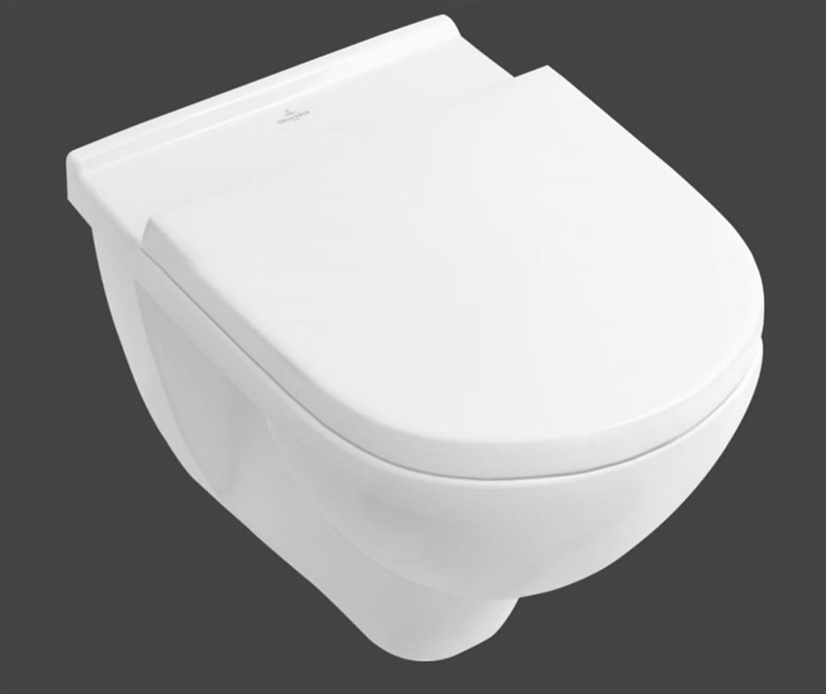 Cuvette WC sans bride – modèle suspendu O. Novo, Combi pack, Dimensions: 360 × 350 × 560 mm, Blanc