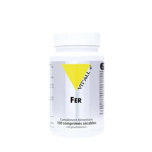 Idée au jardin：Fer bisglycinate vit’all + en format de 100 comprimés