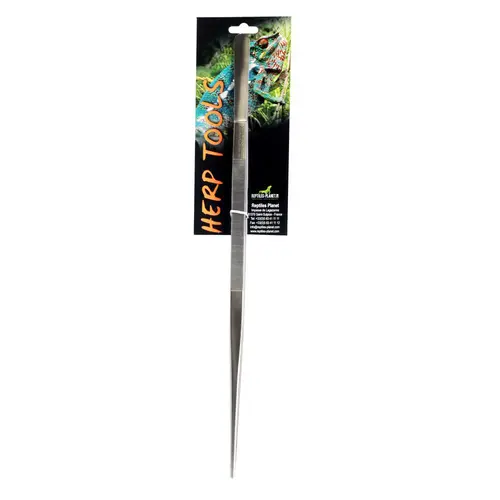 Une sélection pour le jardin：Pince pour nourrissage en inox Reptile Planet - 45 cm