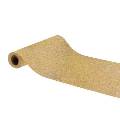 Mieux dehors:Chemin de table en intissé coloris or à paillettes premium – 30 cm x 5 cm