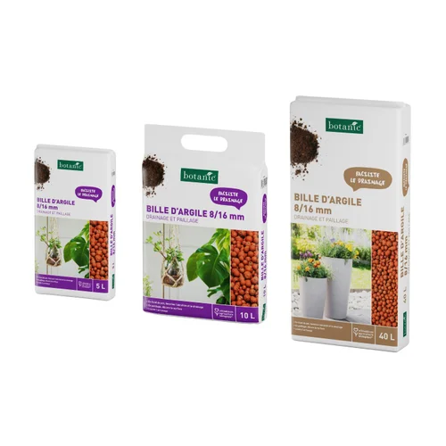 Pour créer votre univers jardin:Billes d'argile 8/16 mm botanic®
