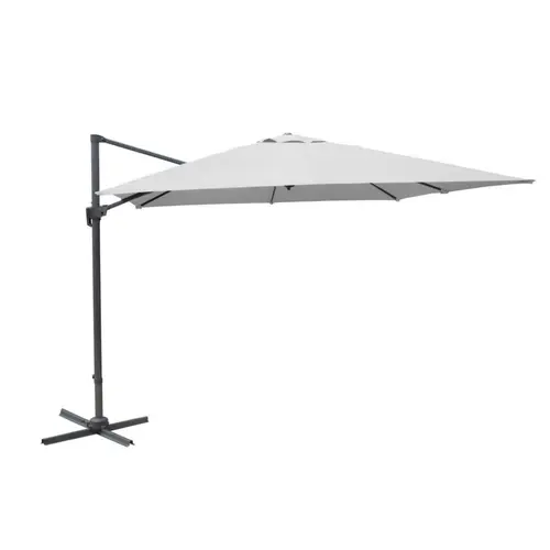 Choix utile：Parasol déporté rectangulaire coloris écru - 300 x 400 cm