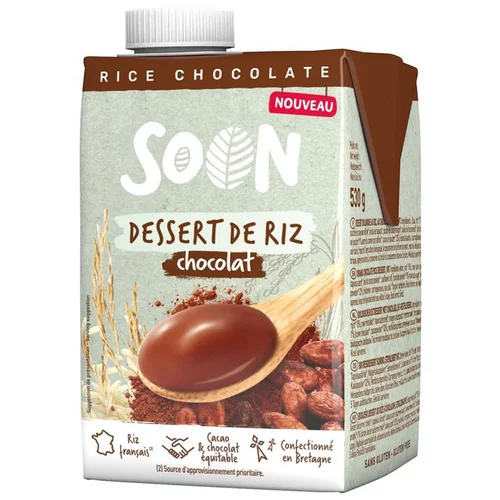 Pour organiser le jardin:Dessert de riz chocolat Soon - 530 g