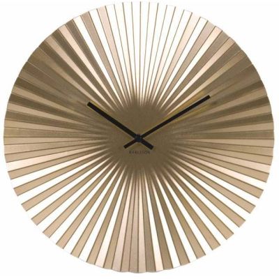 Horloge design en métal Sensu (Doré)