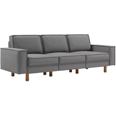 Canapé 3 places XL en tissu Sparrow (Gris)