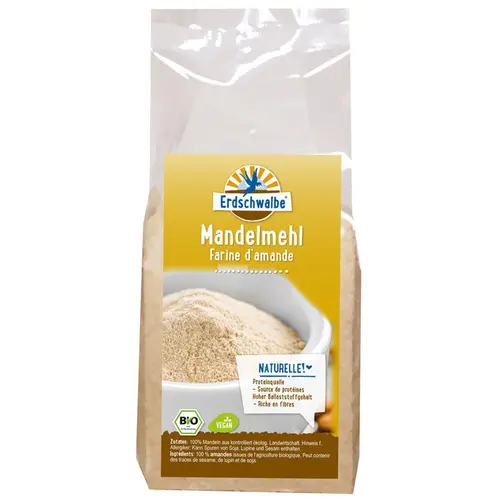 Pour transformer votre jardin:Farine d’amande bio Erdschwalbe - 200 g