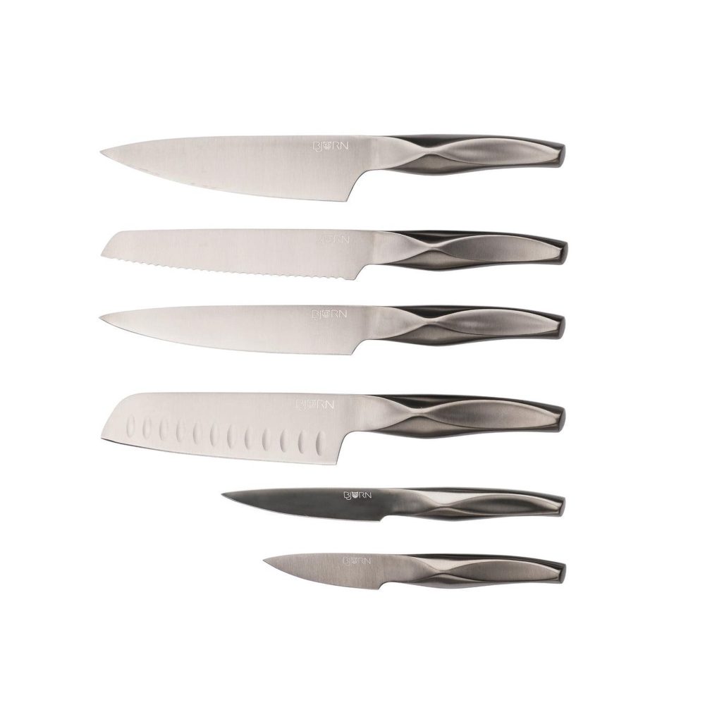 BJORN Couteaux de cuisine larus - 6 pièces