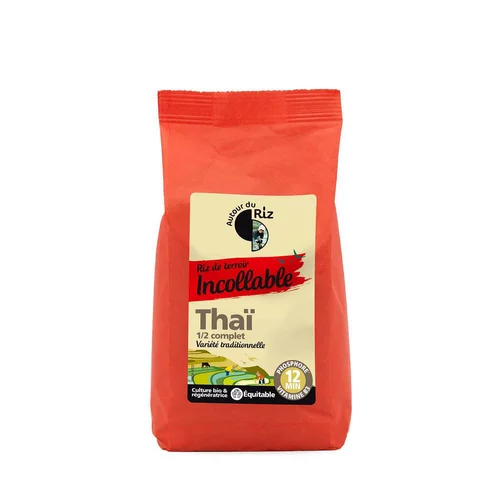 Un atout au quotidien:Riz thaï demi-complet bio 500 g