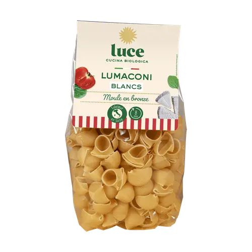 Extérieur facile：Lumaconi blancs bio Luce - 500 g