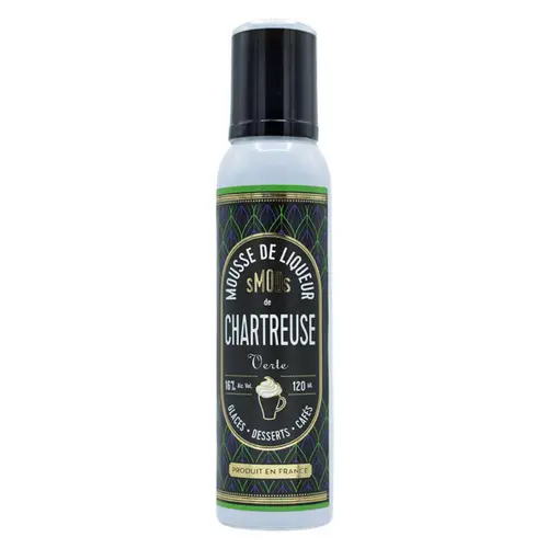 L’esprit jardin:Mousse de liqueur de chartreuse verte Smoos - 120 ml