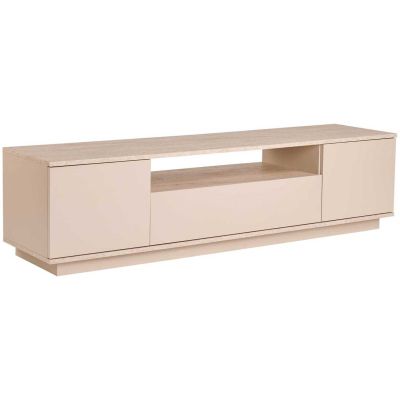 Meuble TV en aggloméré Veramont (Beige et Travertine)