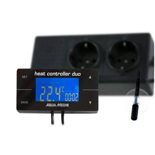 Pour plus de praticité au jardin:Régulateur de température double, AQUA MEDIC - modèle Heat Controller Duo II
