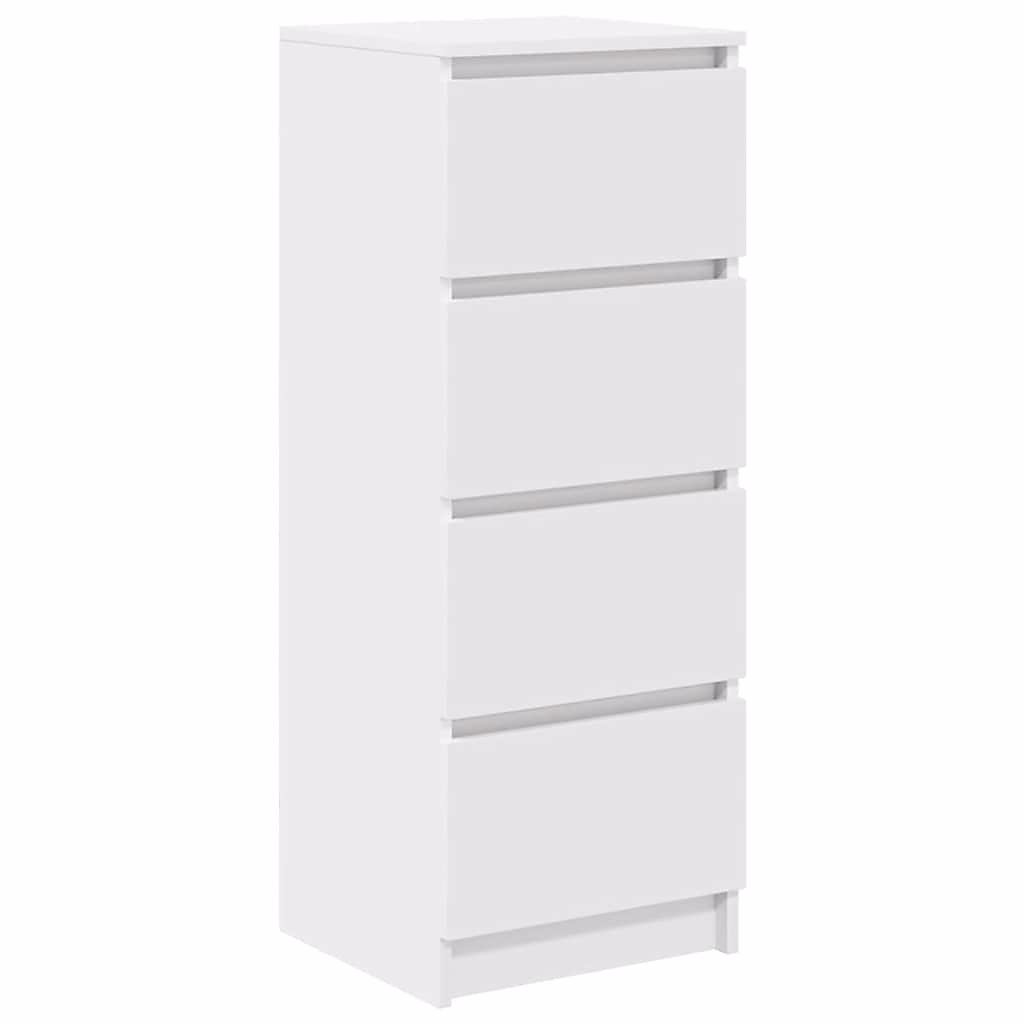 Buffet blanc 37 – 5 × 35 × 99 cm bois d'ingénierie vidaXL