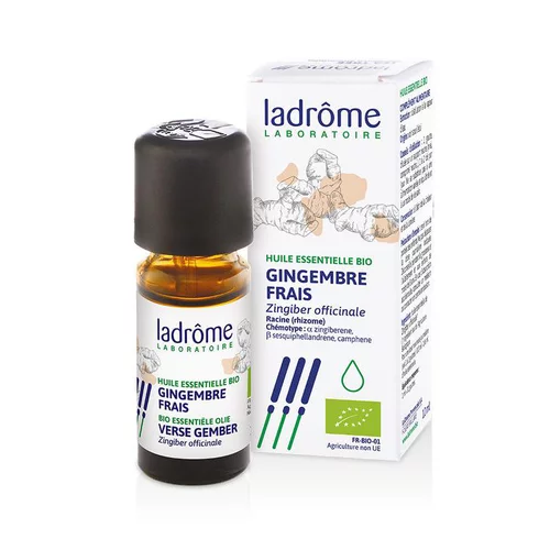 Vie dehors：Huile essentielle bio de Gingembre Ladrôme - 10 ml