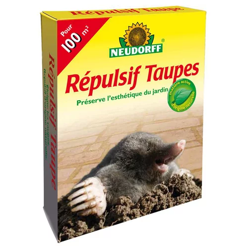 Jardin au naturel：Répulsif taupe en granulés Neudorff - 200 g