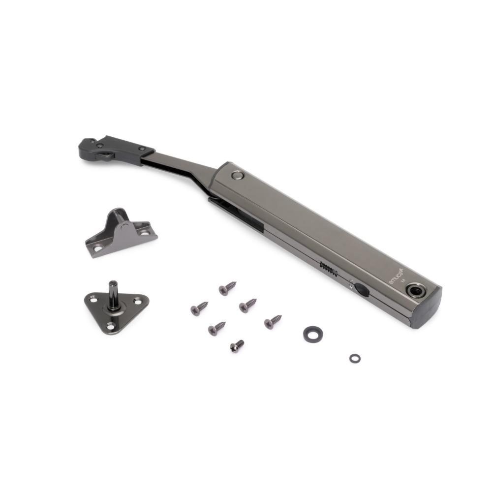 EMUCA SRL Compas pour portes levantes Altius One - Gamme de force 940-1710 - Acier - Titane