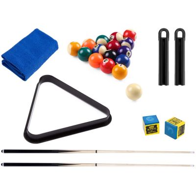 Pack d'accessoires pour billard Confort (Pour billard 6 feet)