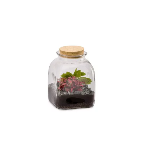 Essentiel pratique:Terrarium cobane Bulle de nature taille M 15,8 x 15,8 x 21 cm