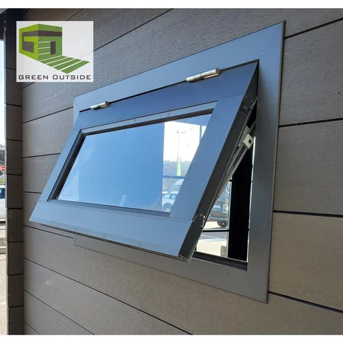 Jardin passion:Fenêtre en aluminium pour abri Green Outside - 90 x 50 cm