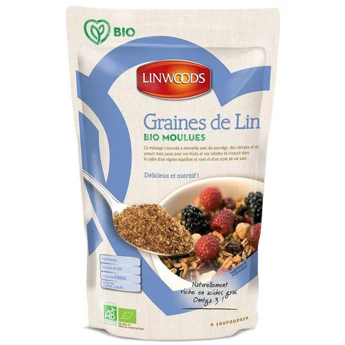 Pratique jardin：Graines de lin moulues 200g