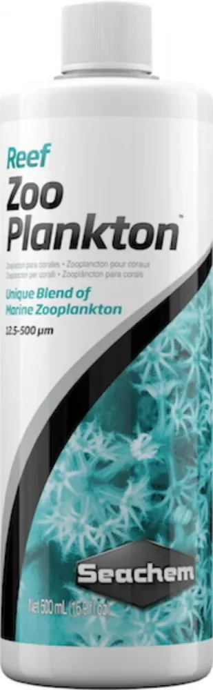Pour mieux profiter du jardin:Nourriture pour poissons reef zooplankton, 500ml - SEACHEM