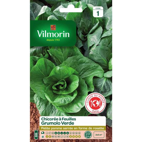 Vie dehors：Graines de chicorée à feuilles Grumolo verde Vilmorin - graines à semer