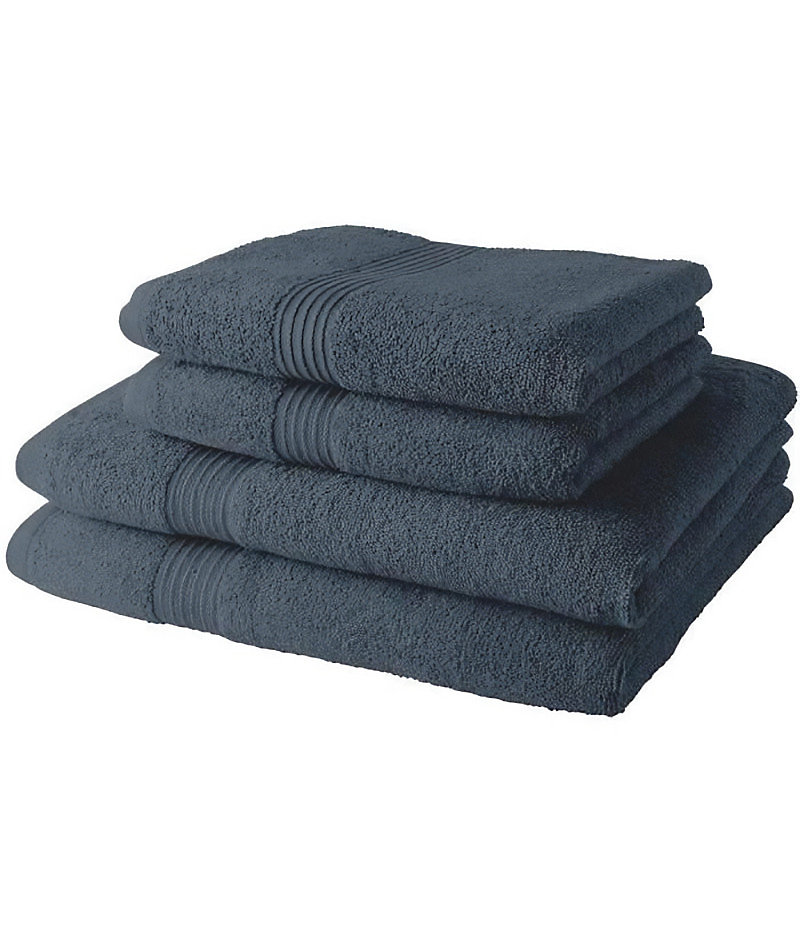 2 Serviettes de bain TODAY 50 × 90 + 2 Draps de bain 70 × 130 cm 100% Coton – Denim