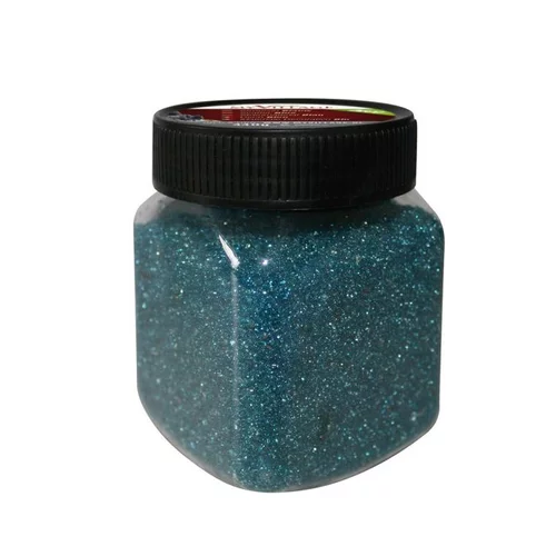 Pour personnaliser vos extérieurs:Poudre décorative couleur bleue grains fins en Pot 440g