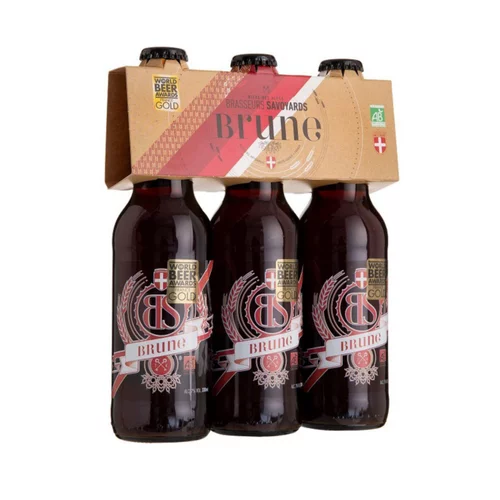Pour votre quotidien:Pack bière BS brune bio Brasseurs Savoyards - 3 x 33 cl