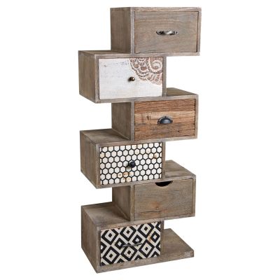 Commode en manguier Zigzag