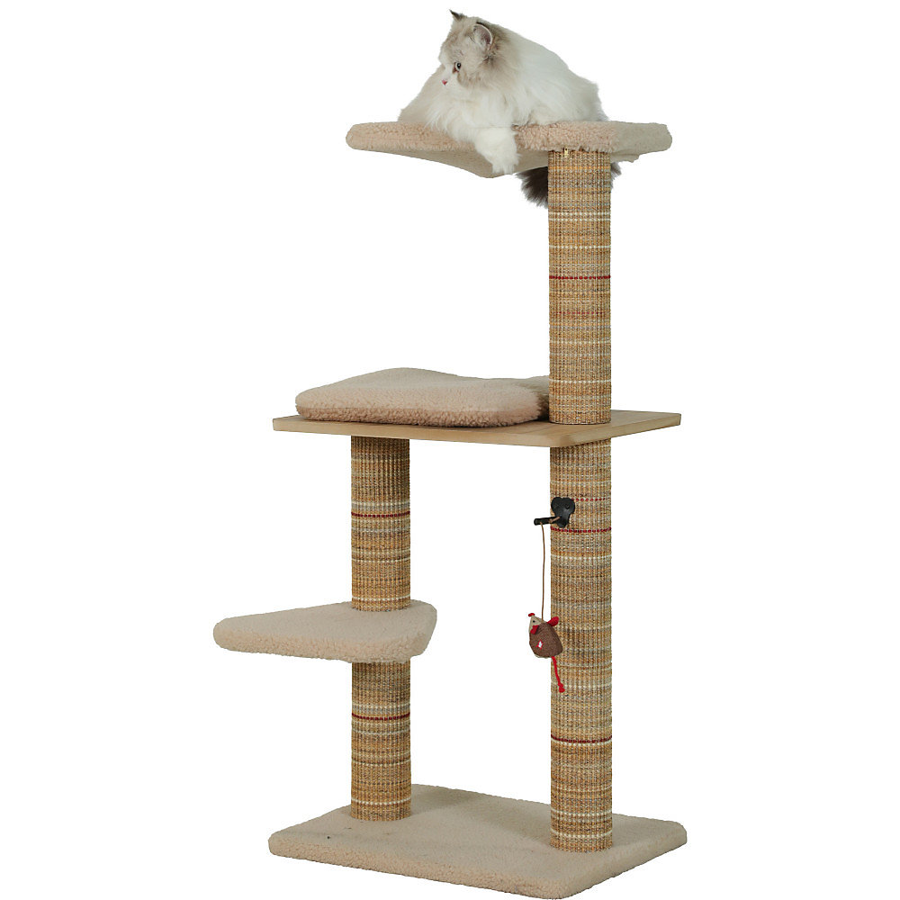 Arbre à chat boréal 105 cm beige pour chats | Chat
