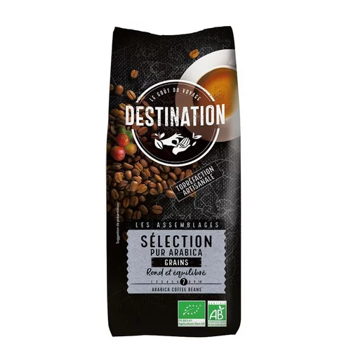 Extérieur qualité：Café Sélection 100% Arabicas en grains Bio - 1 Kg