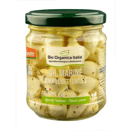 À avoir pour l’extérieur：Ail mariné à l'huile Demeter 190g