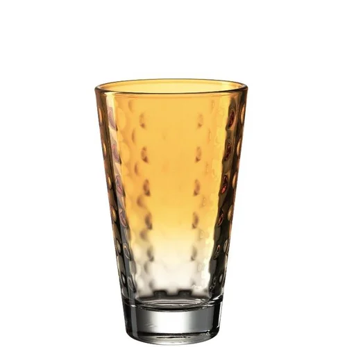 Nature jardin：Verre 30 cl LD coloris abricot Optic Pastel - Ø 8 x 13,2 cm
