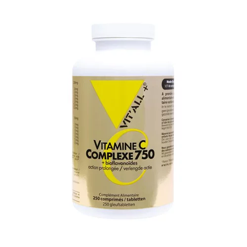 Une touche pratique à l’extérieur:Complexe 750 de vitamine C et bioflavonoïdes en boite 250 comprimés
