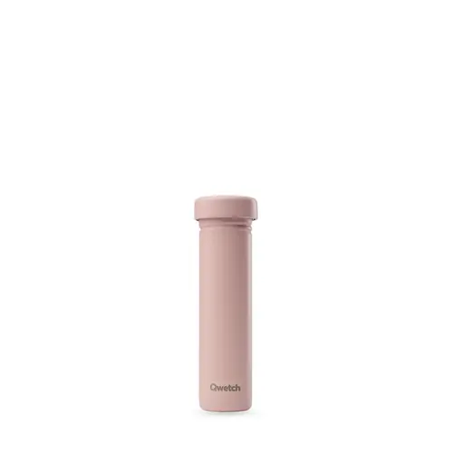 Tout pour le jardin:Tube de transport en inox rose pastel pour 12 pastilles Solid Drinks Qwetch