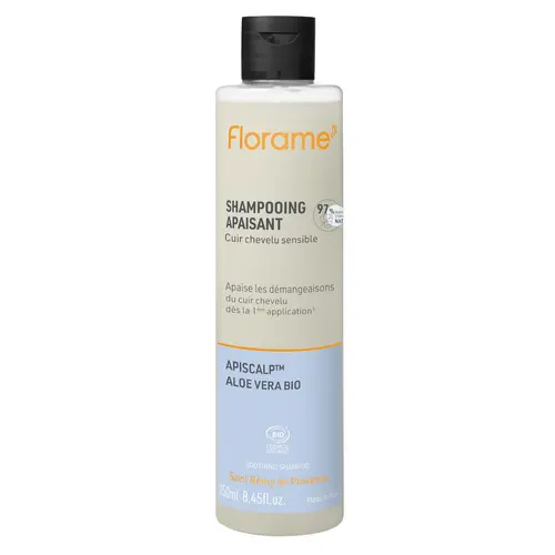 Le choix pour l’extérieur:Shampooing apaisant Florame - 250 ml