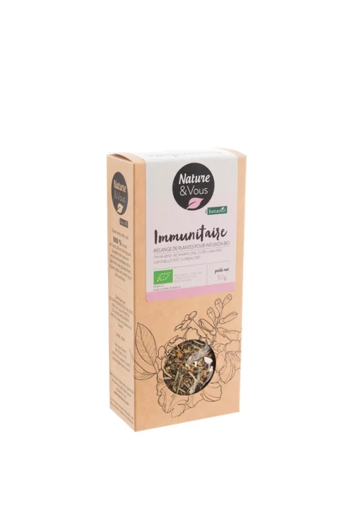Idéal pour votre jardin:Infusion bio mélange immunitaire Nature & Vous – 50 g