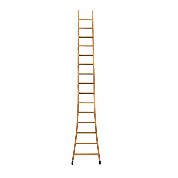 Echelle bois base évasée 13 barreaux – Hauteur à atteindre 3.29m, BSMEN-E-350