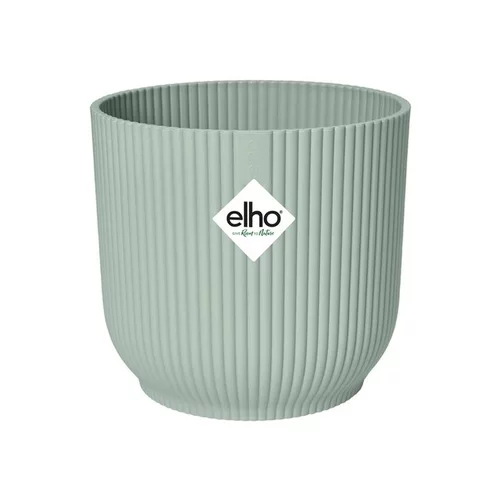 Pour vos aménagements extérieurs:Cache-pot en plastique recyclé vert sorbet Elho Vibes fold rond mini - Ø 9 cm