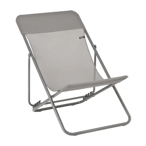Univers jardin：Maxi Transat Colorblock Batyline® Terre tube Lafuma Mobilier - 62 x 83 x 94 cm
