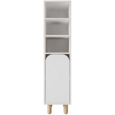 Colonne de rangement en aggloméré Parma (Blanc)