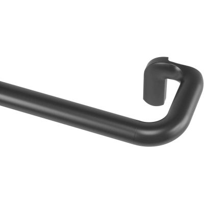 Tringle à rideaux en acier noir mat Twilight (Longueur réglable de 168 à 365 cm)