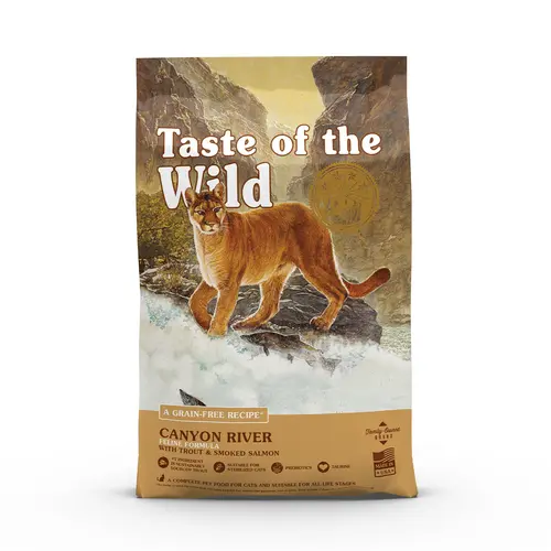 Sélection malin：Croquettes pour chat à la truite Canyon River - 6,6 kg