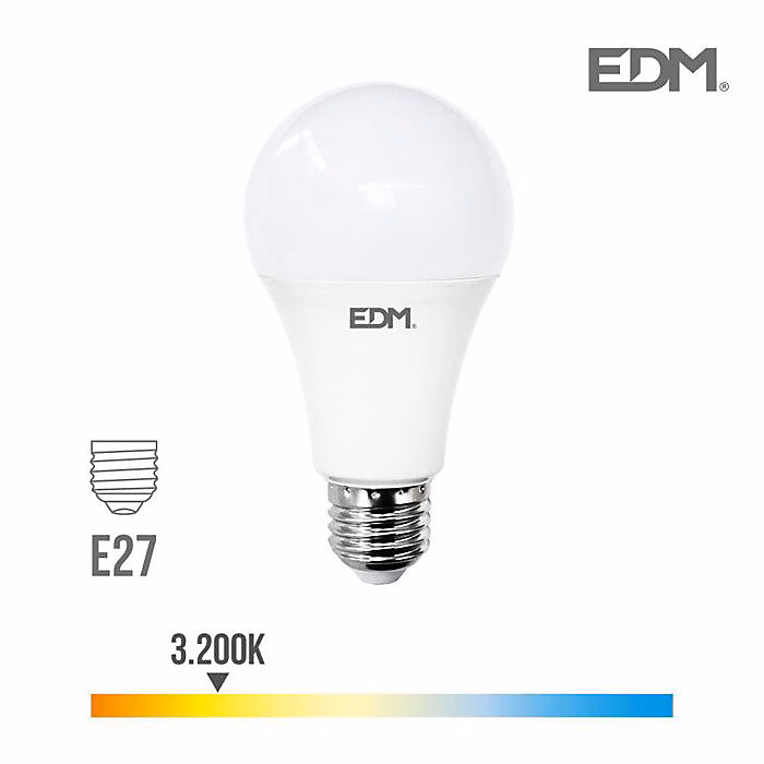 Ampoule LED standard E27 – EDM, 98720, 24W, 2700 lm, 3200K