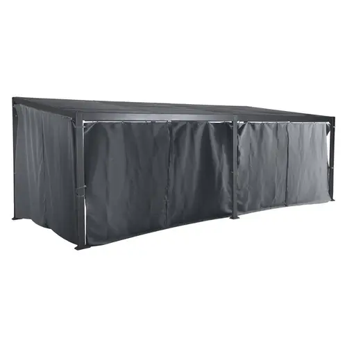 Bien pour le jardin:Rideaux pour Tonnelle Avila Ardoise Hespéride - 7,2 x 3 m