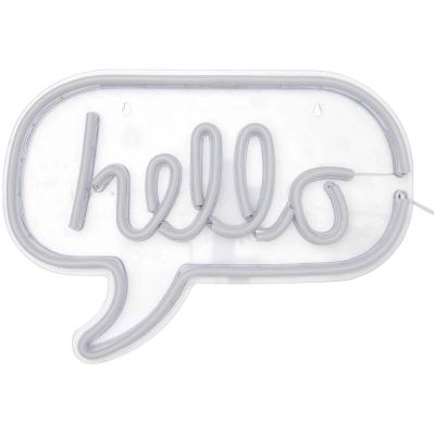 Lampe LED effet néon (Hello)