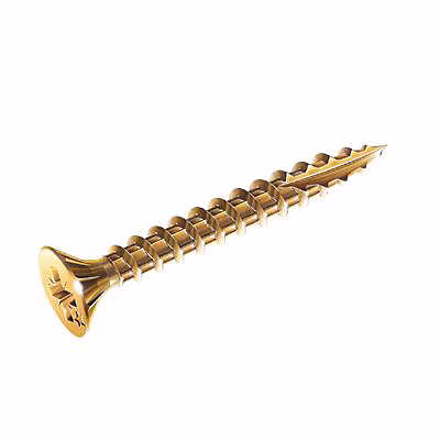 120 vis à bois aggloméré tête fraisée pozidriv acier bichromaté Rocket Ø5 x 50 mm | Vis